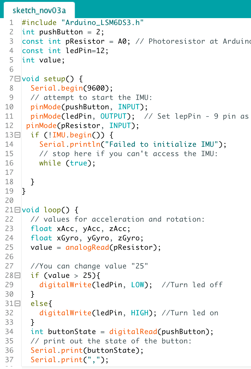 Arduino pin mapping